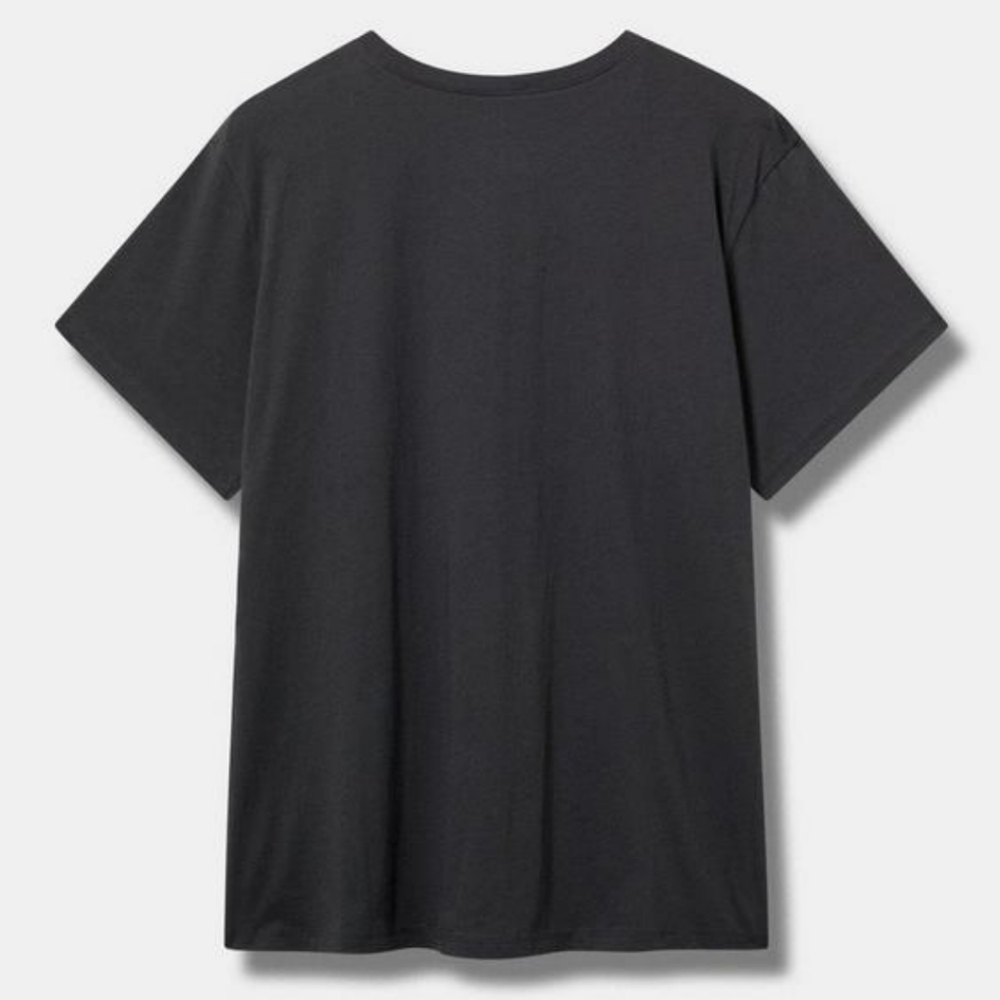 Torrid Gray Flame Heart Boyfriend Crew Tee Vintage Black Plus Size 3x 22 24 - Picture 5 of 5